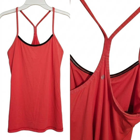 lululemon athletica Coral-Red Performance Tank - Picture 2 of 5